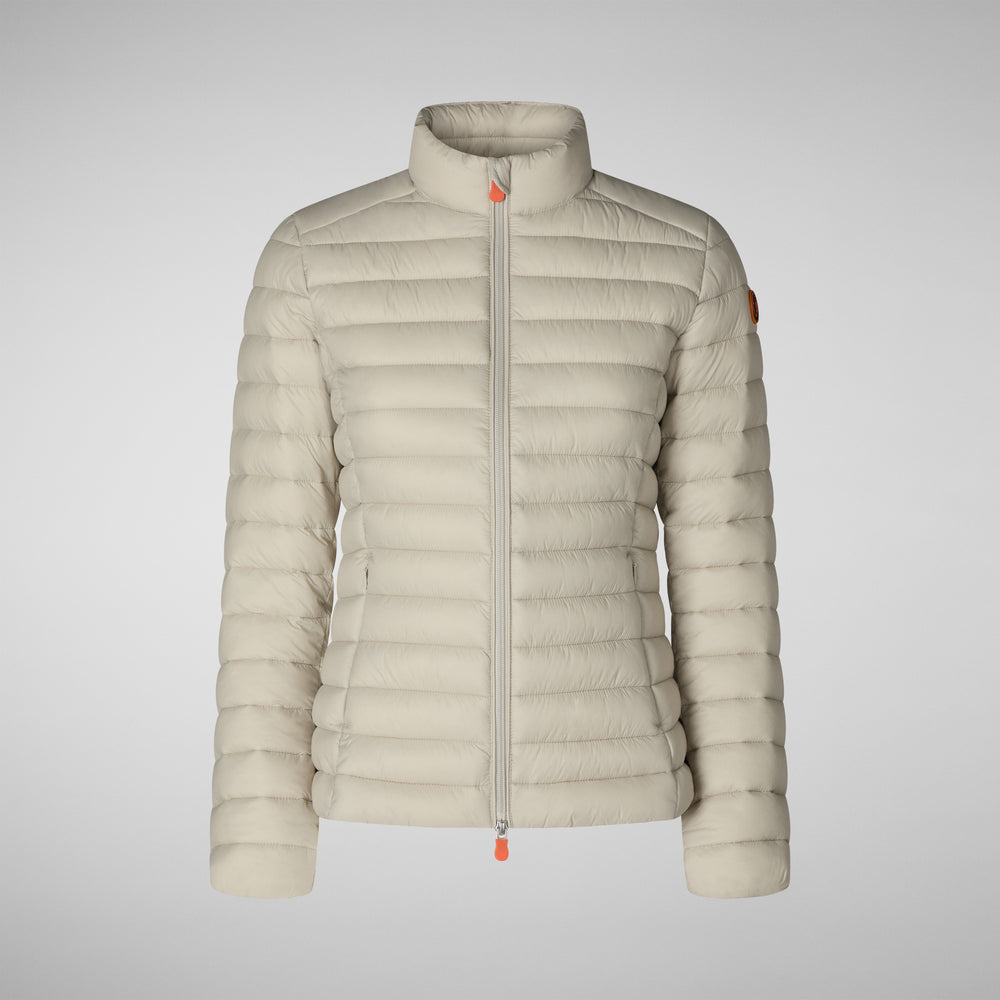 Save the duck Piumino animal free donna Carly Beige chiaro Soddisfazione Garantita