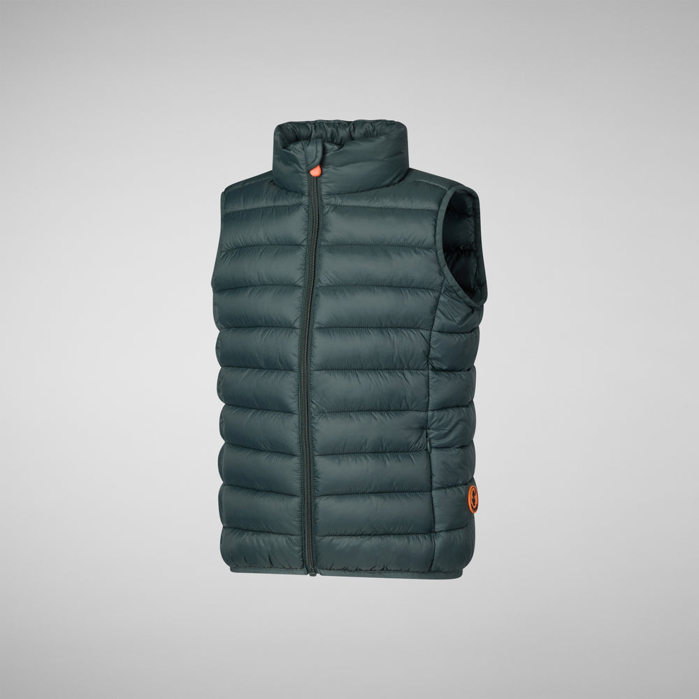 Save the duck GILET UNISEX BAMBINO ANDY VERDE NERO Online