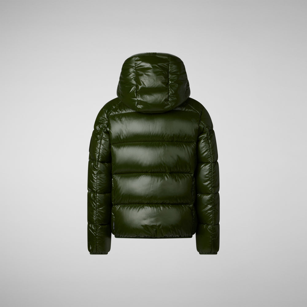 Save the duck PIUMINO ANIMAL FREE BAMBINO ARTIE VERDE BOSCO In Vendita
