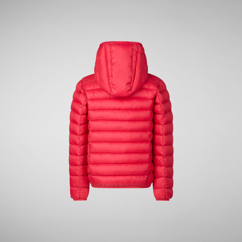 Save the duck PIUMINO ANIMAL FREE BAMBINO DONY ROSSO SCURO Vendita Economica