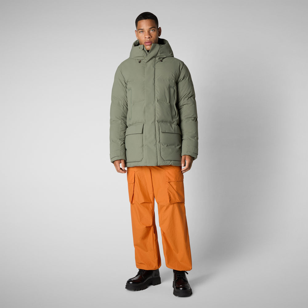 Save the duck PARKA UOMO QUINLAN IN SWAMP GREEN Italy