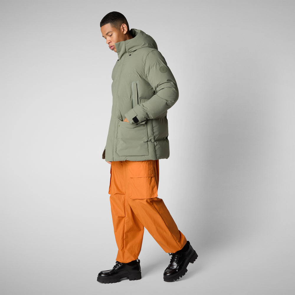 Save the duck PARKA UOMO QUINLAN IN SWAMP GREEN Italy