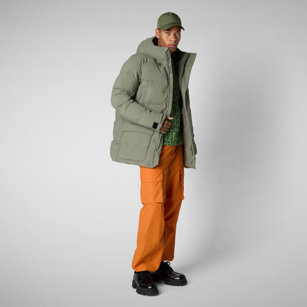 Save the duck PARKA UOMO QUINLAN IN SWAMP GREEN Italy