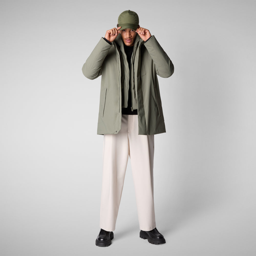 Save the duck PARKA UOMO SESLE IN SWAMP GREEN Italia