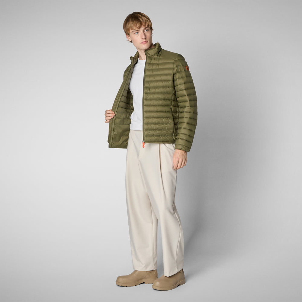 Save the duck Piumino animal free uomo Alexander Verde oliva In Linea