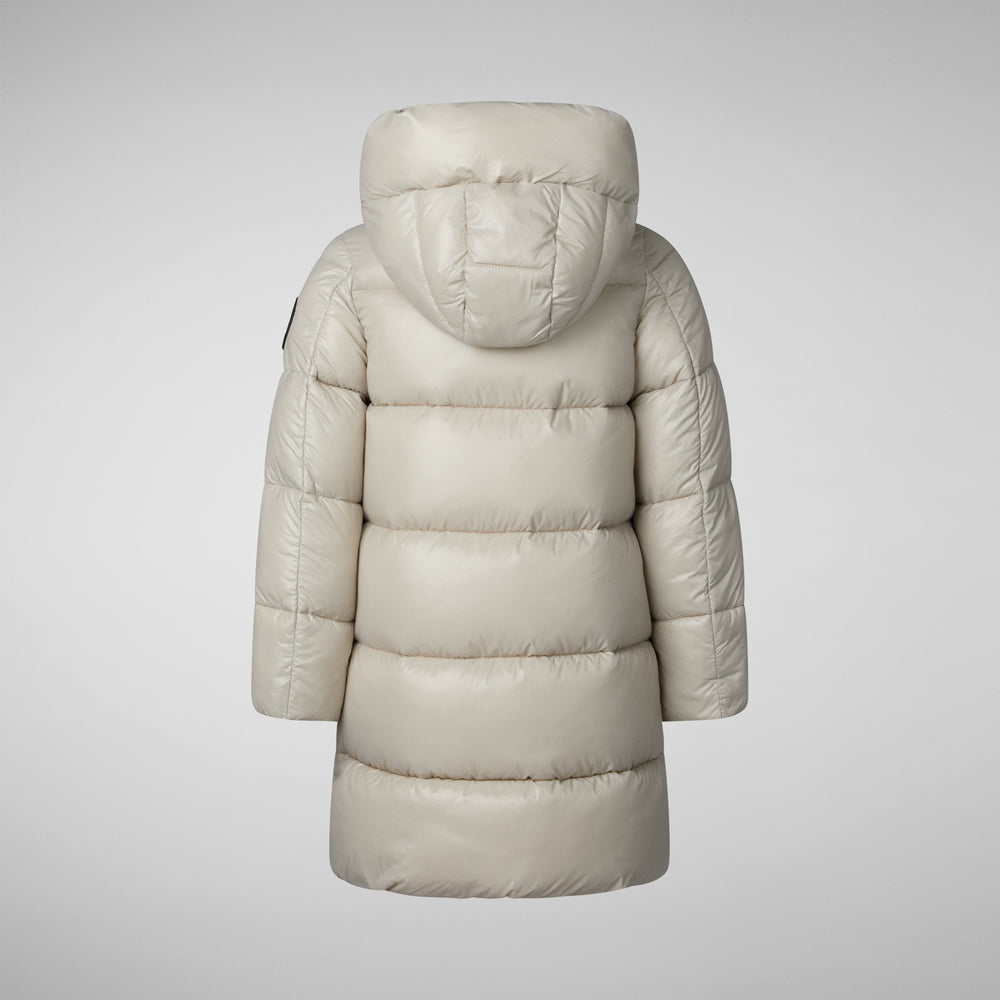 Save the duck PIUMINO ANIMAL FREE BAMBINA MILLIE RAINY BEIGE Promozione