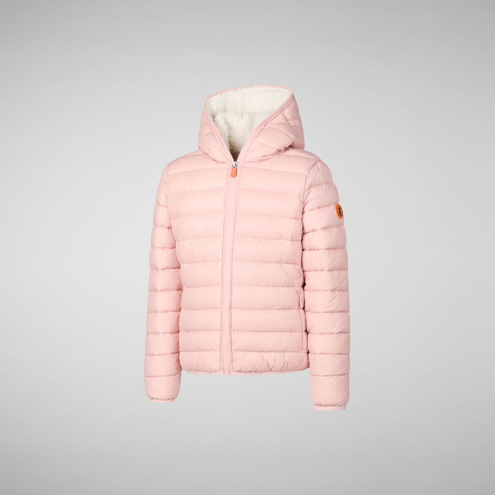Save the duck PIUMINO ANIMAL FREE BAMBINA LECI ROSA CONFETTO Consegna Veloce