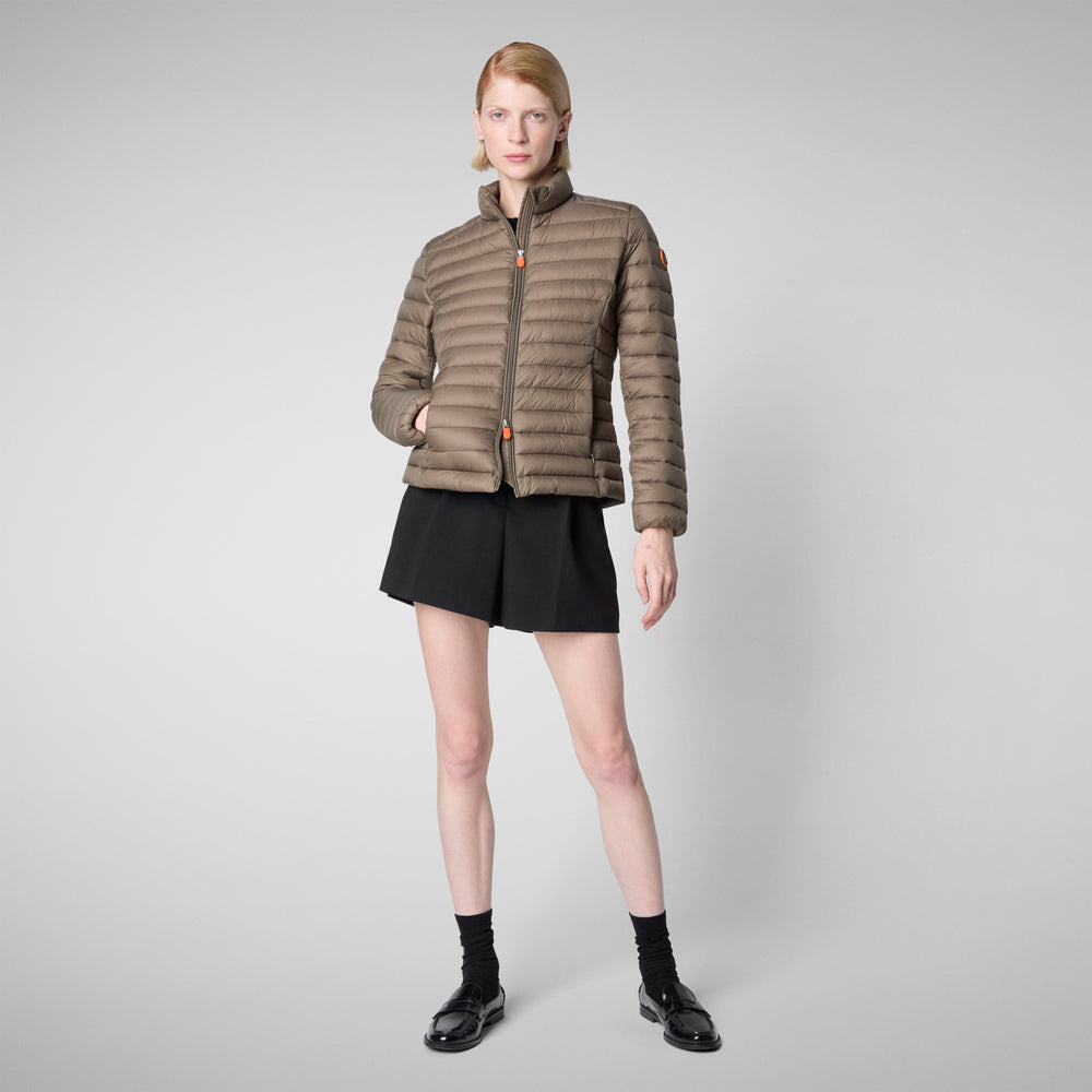 Save the duck GIACCA DONNA CARLY GRIGIO FANGO Offerta