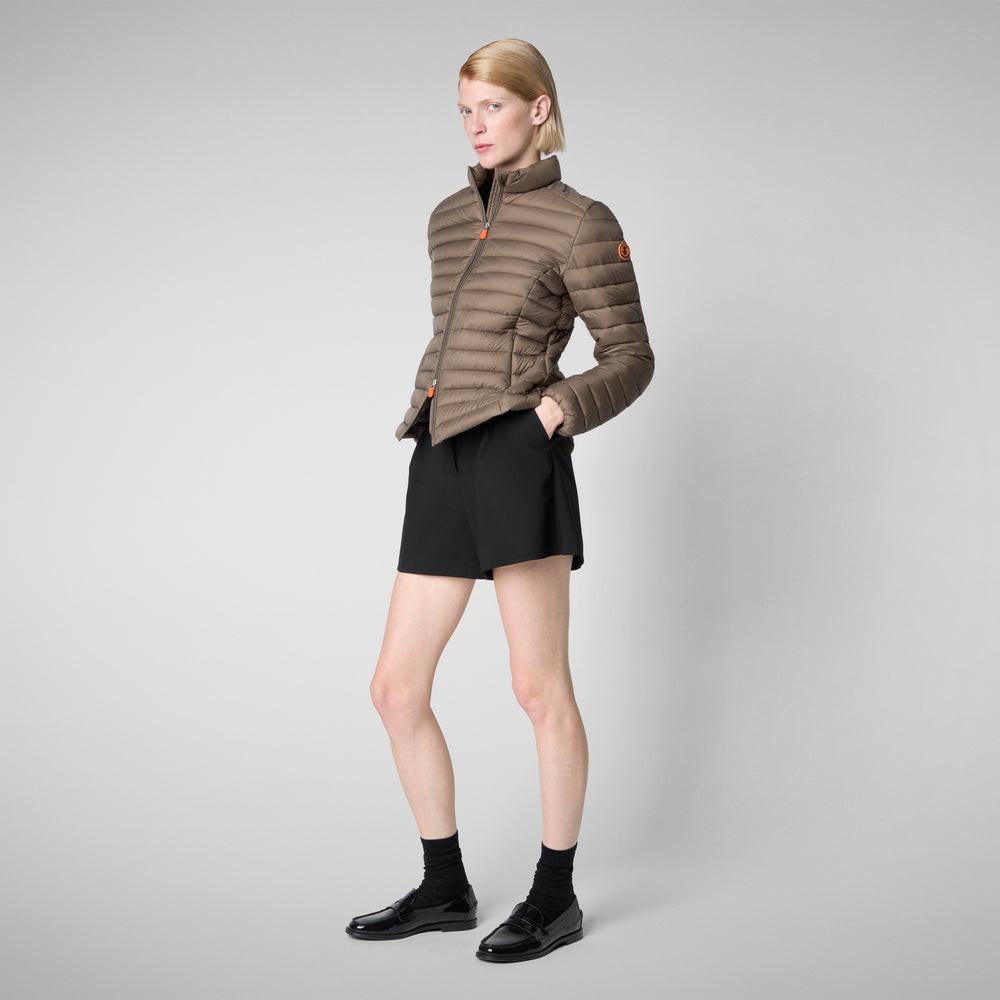 Save the duck GIACCA DONNA CARLY GRIGIO FANGO Offerta