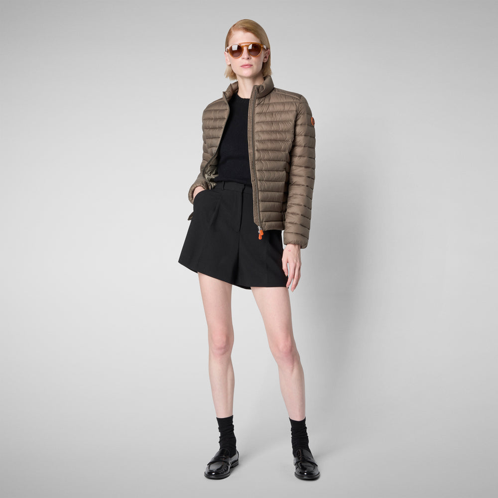 Save the duck GIACCA DONNA CARLY GRIGIO FANGO Offerta