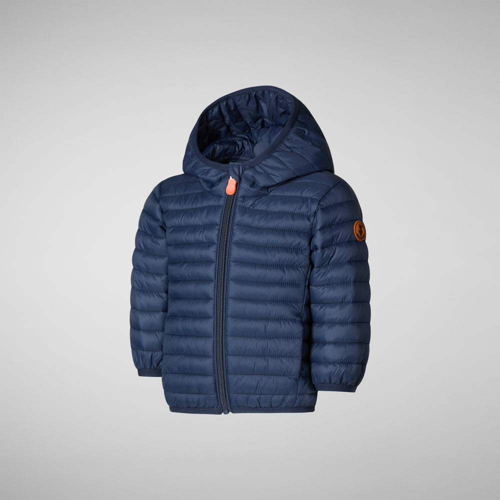 Save the duck Piumino animal free unisex Nene blu navy Outlet