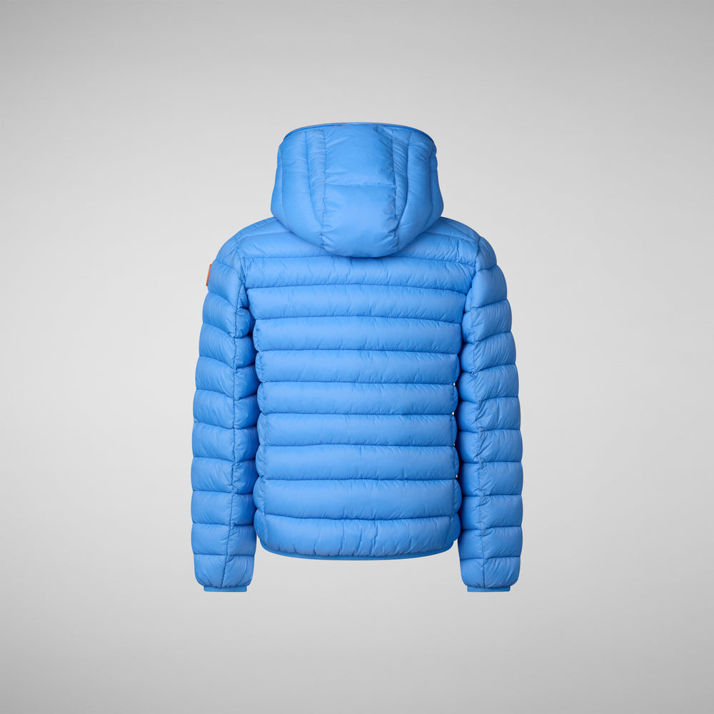 Save the duck PIUMINO ANIMAL FREE BAMBINO DONY BLU CERULEO Vendita Calda