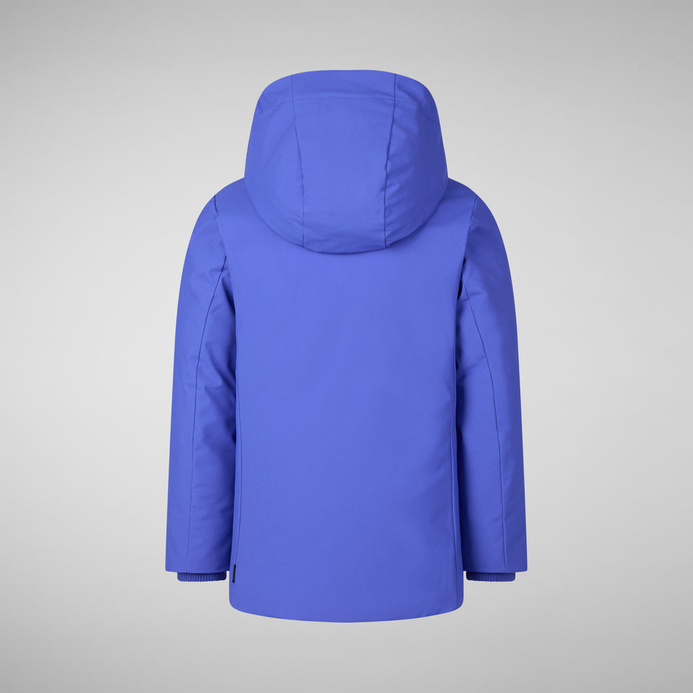 Save the duck PARKA CON CAPPUCCIO THEO BLU GENZIANA In Saldo