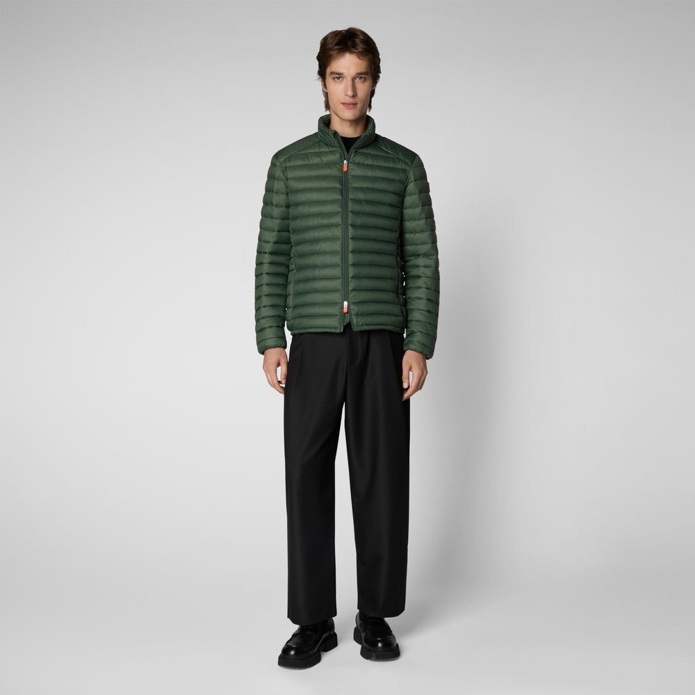 Save the duck Piumino animal free uomo Alexander IN THYME GREEN Italy