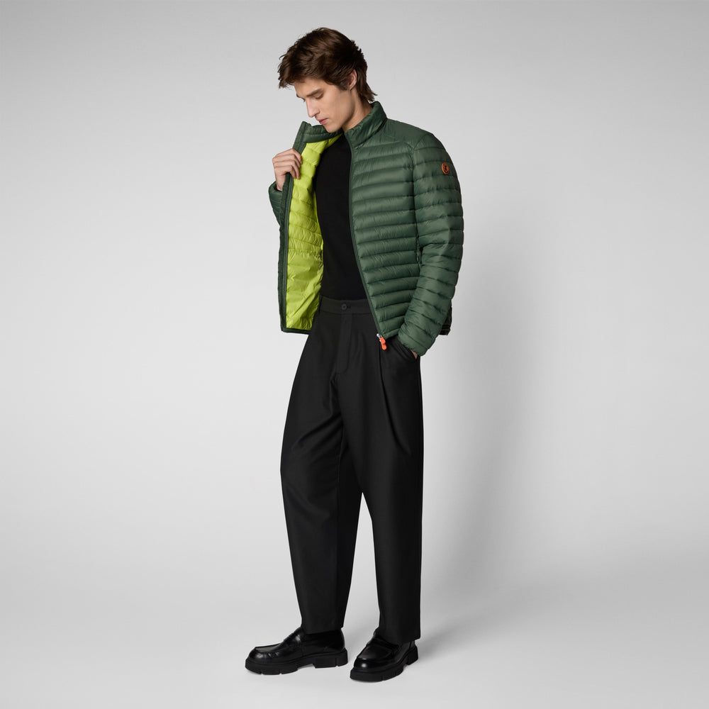 Save the duck Piumino animal free uomo Alexander IN THYME GREEN Italy