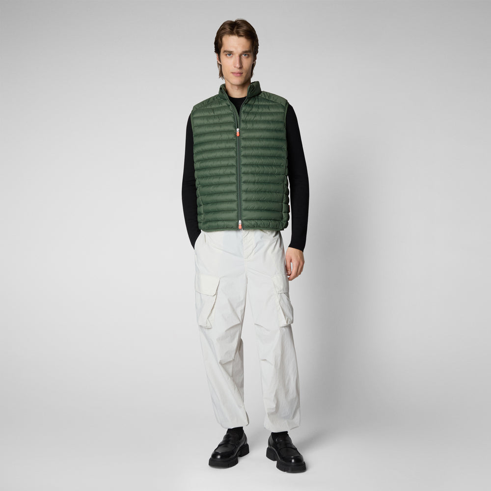 Save the duck GILET UOMO ADAM VERDE TIMO Italia