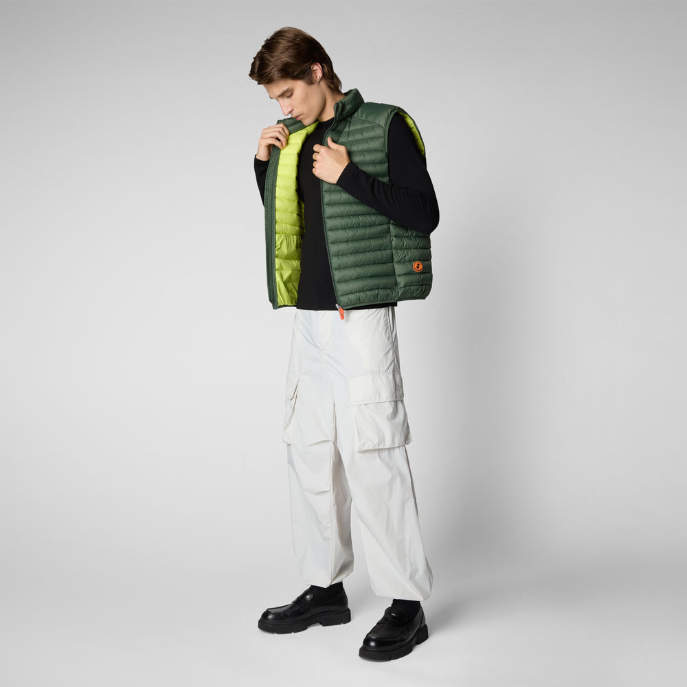 Save the duck GILET UOMO ADAM VERDE TIMO Italia
