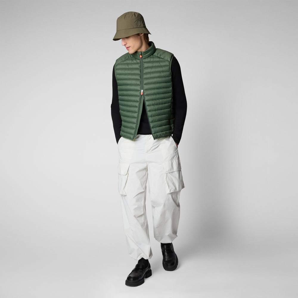 Save the duck GILET UOMO ADAM VERDE TIMO Italia