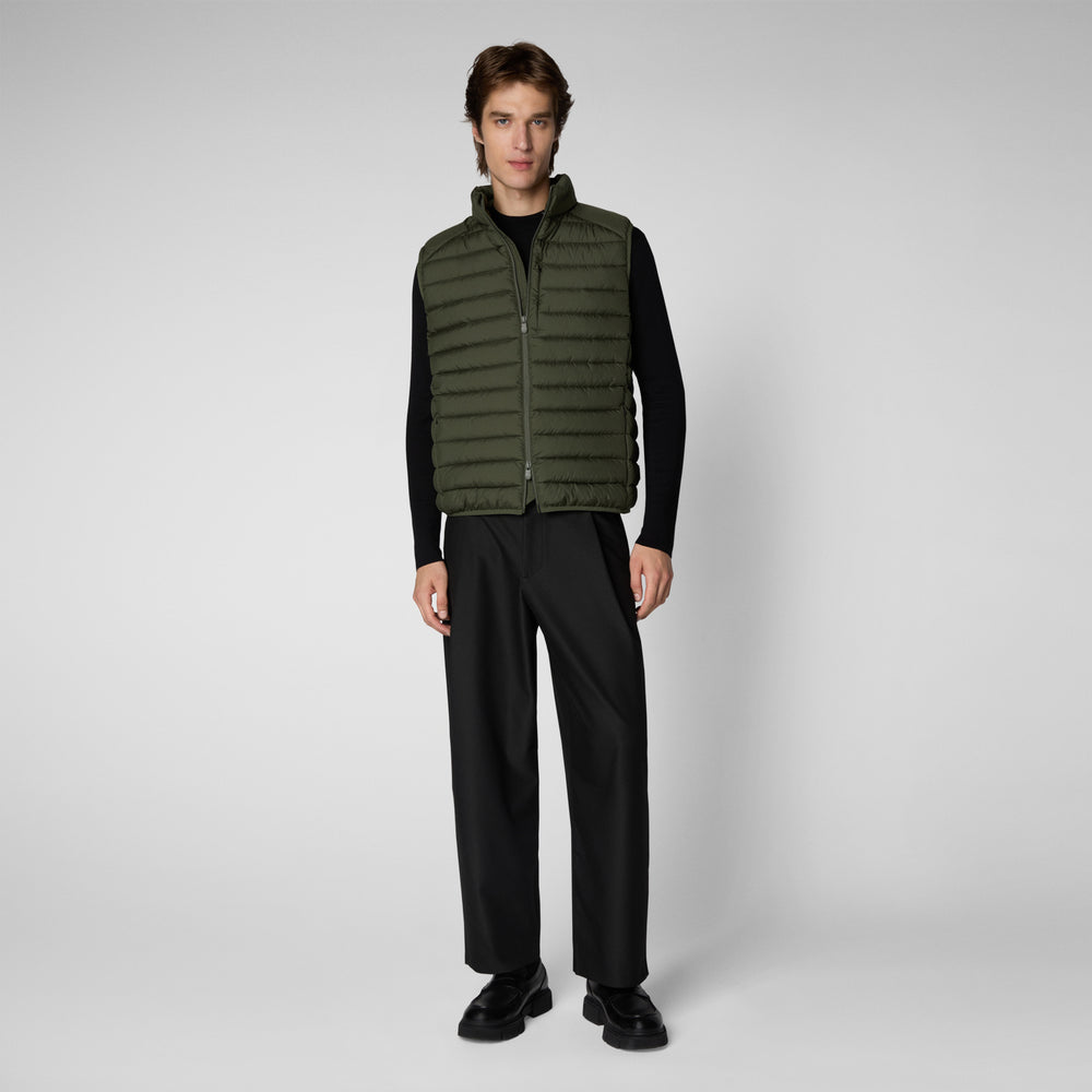 Save the duck GILET UOMO RHUS DUSTY OLIVE Nuovo
