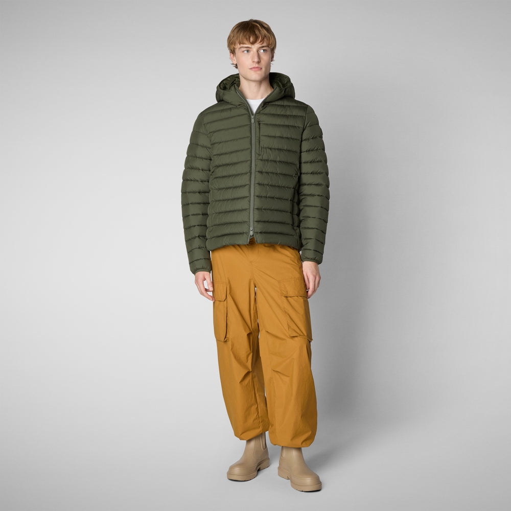 Save the duck PIUMINO UOMO JUNCUS VERDE OLIVA Promozione