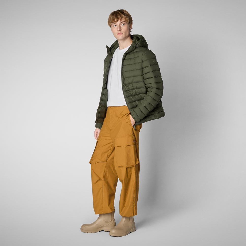 Save the duck PIUMINO UOMO JUNCUS VERDE OLIVA Promozione