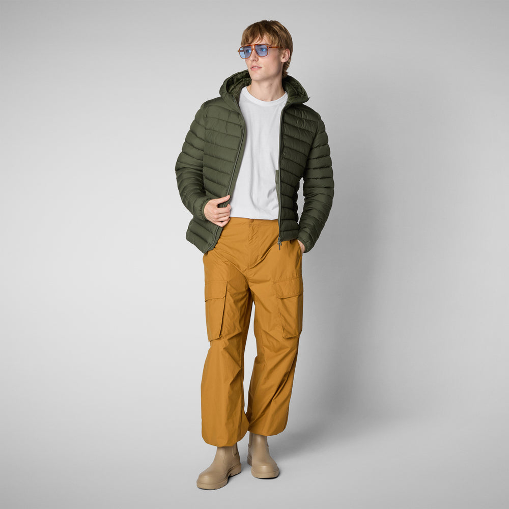Save the duck PIUMINO UOMO JUNCUS VERDE OLIVA Promozione