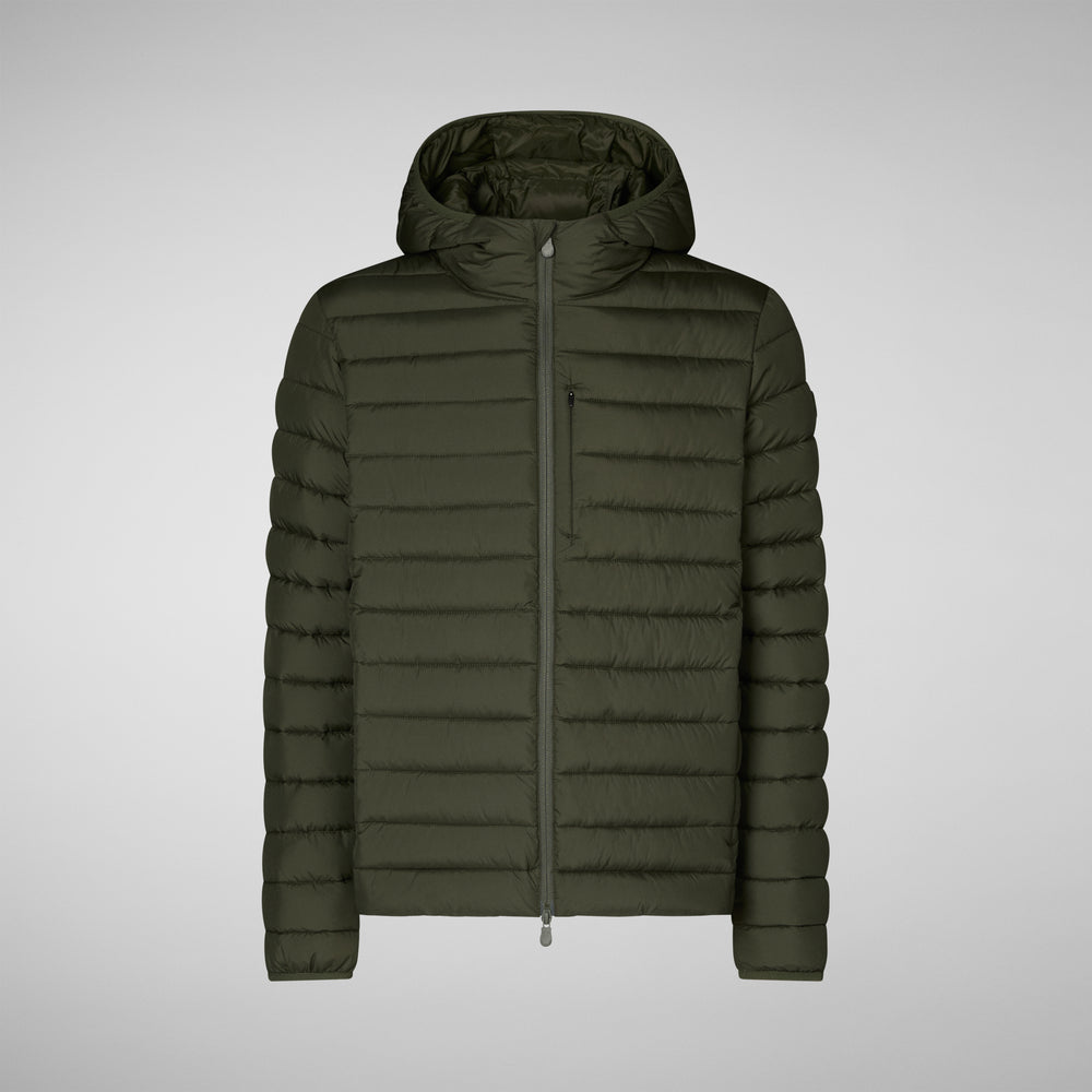 Save the duck PIUMINO UOMO JUNCUS VERDE OLIVA Promozione