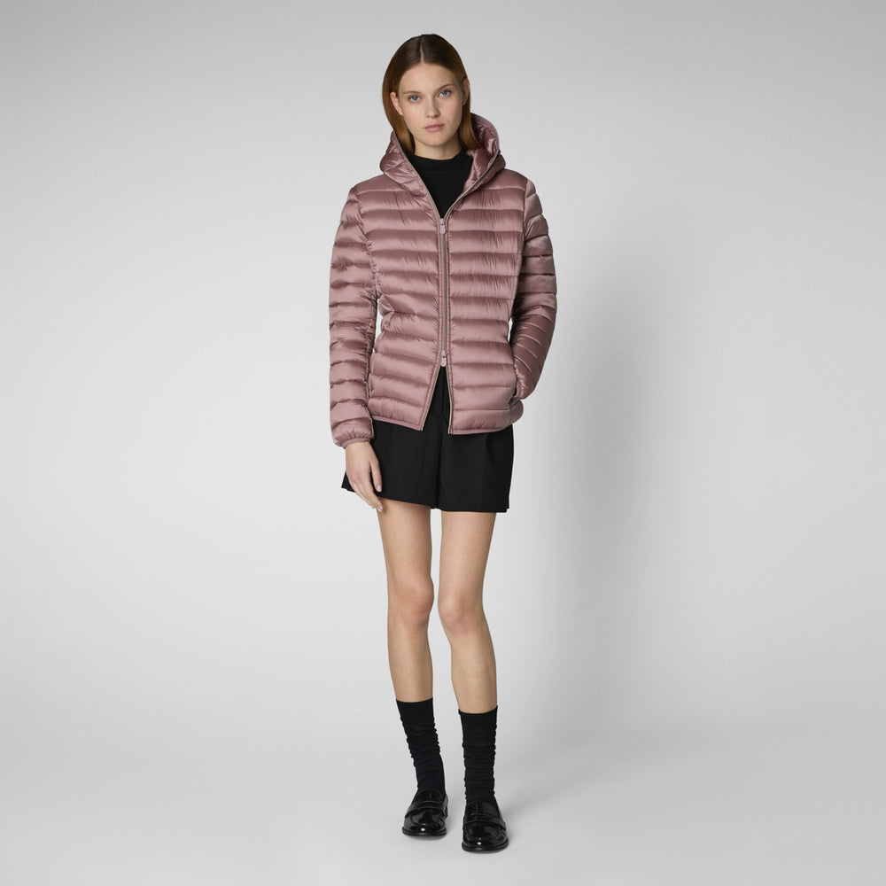 Save the duck PIUMINO ANIMAL FREE CON CAPPUCCIO DONNA ALEXIS ROSA CIPRIA Presa