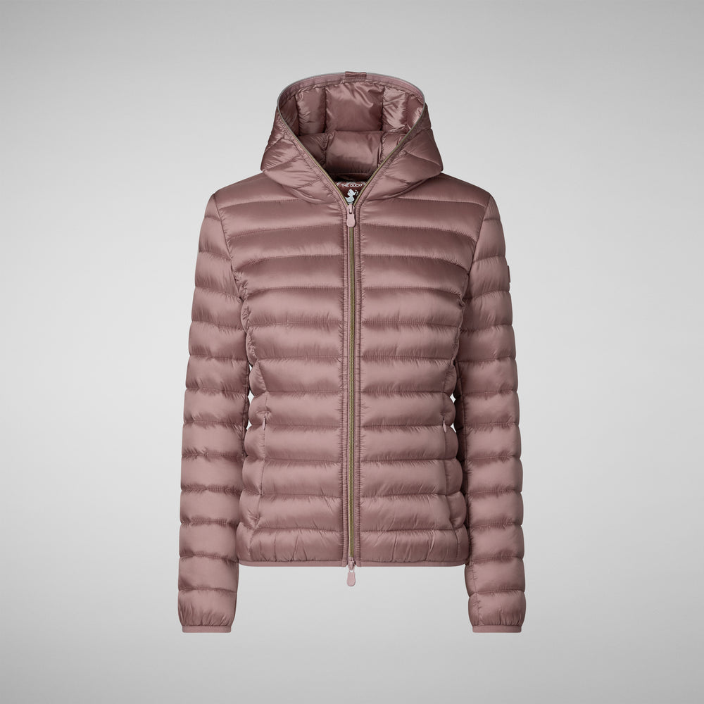 Save the duck PIUMINO ANIMAL FREE CON CAPPUCCIO DONNA ALEXIS ROSA CIPRIA Presa