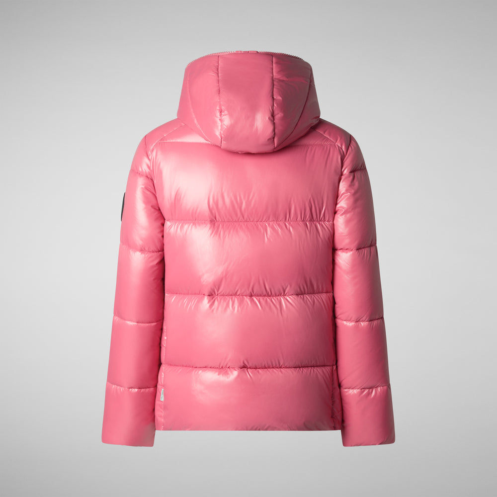 Save the duck PIUMINO ANIMAL FREE CON CAPPUCCIO DONNA LOIS ROSA Economico