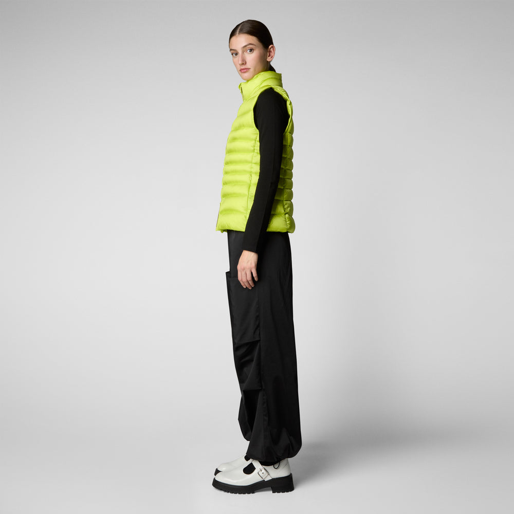 Save the duck GILET DONNA LYNN VERDE LIME In Vendita