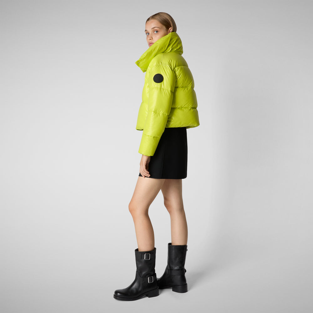 Save the duck GIACCA DONNA HEIDI VERDE LIME Vendita Calda