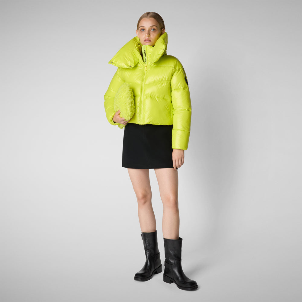 Save the duck GIACCA DONNA HEIDI VERDE LIME Vendita Calda