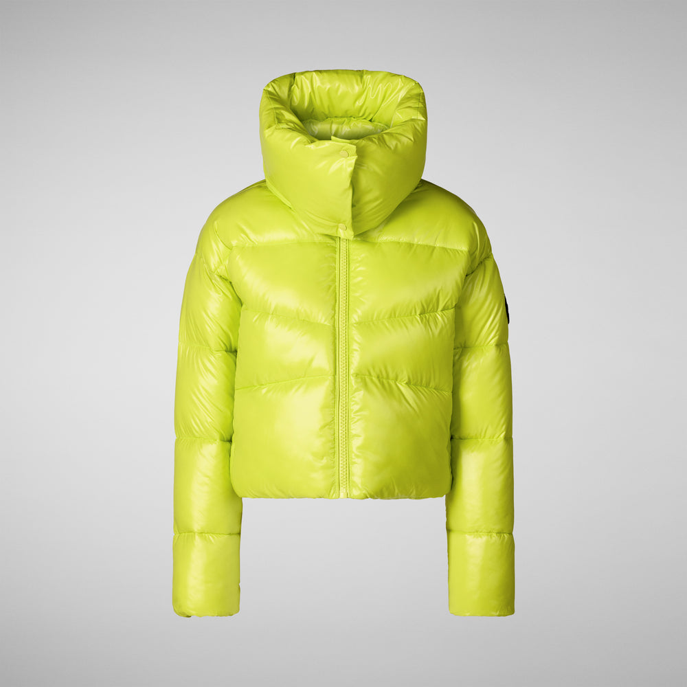 Save the duck GIACCA DONNA HEIDI VERDE LIME Vendita Calda