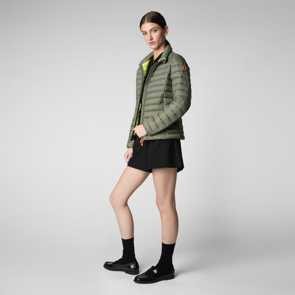 Save the duck GIACCA DONNA CARLY SWAMP GREEN Saldi Di Fabbrica