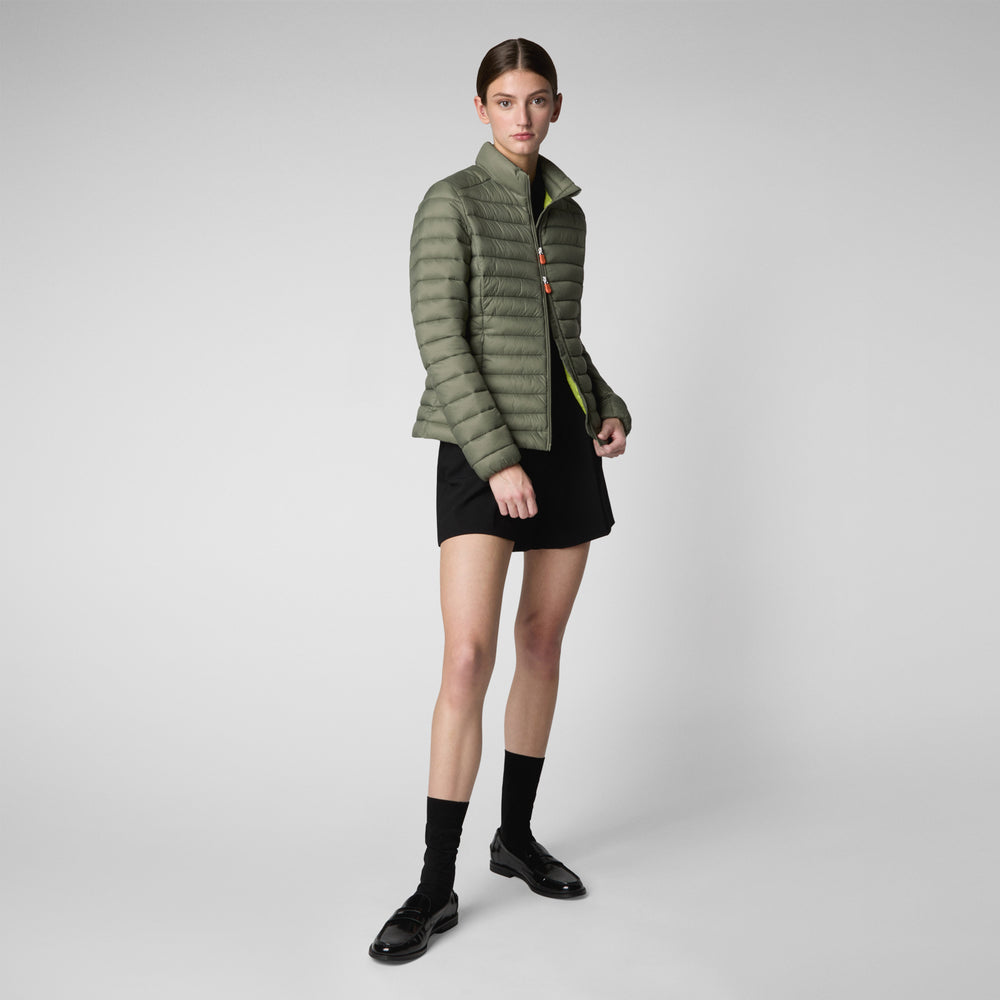 Save the duck GIACCA DONNA CARLY SWAMP GREEN Saldi Di Fabbrica