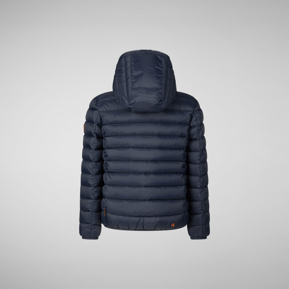 Save the duck PIUMINO ANIMAL FREE BAMBINO BLU FINNEGAN BLU NERO Pezzi Unici