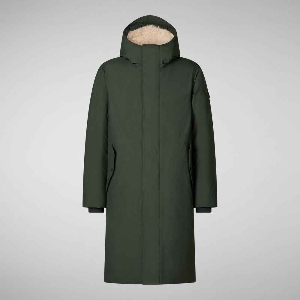 Save the duck PARKA UOMO KILLIAN IN LAND GREEN Promozione Limitata