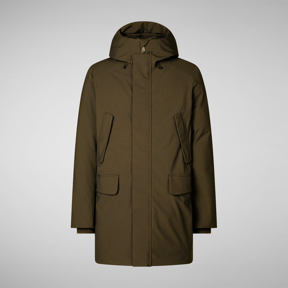 Save the duck PARKA UOMO WILSON IN LAND GREEN Fino Al -60%