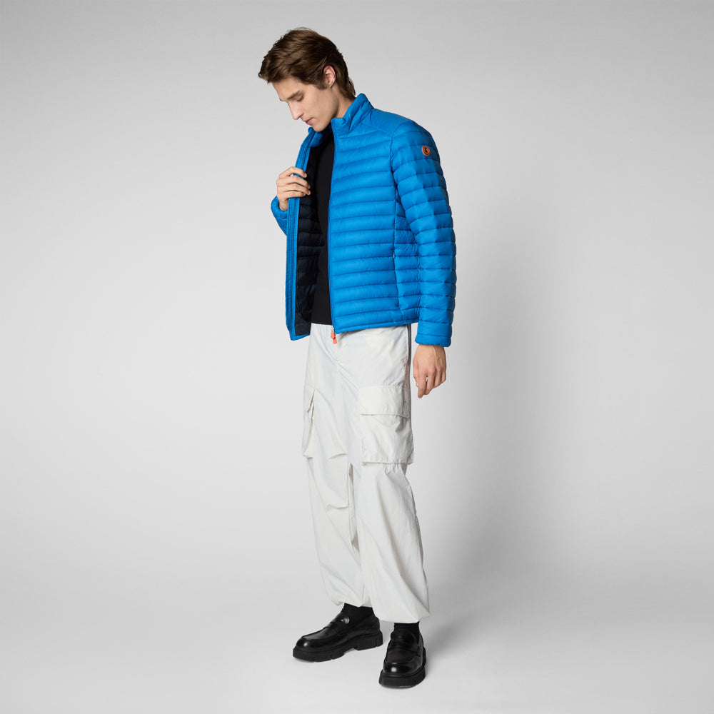 Save the duck Piumino animal free uomo Alexander IN BLU BERRY Convenienza