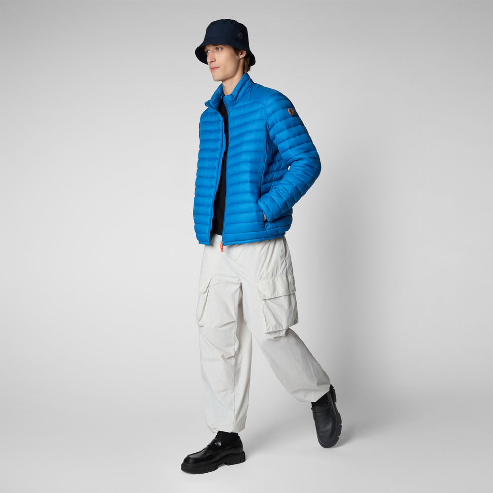 Save the duck Piumino animal free uomo Alexander IN BLU BERRY Convenienza