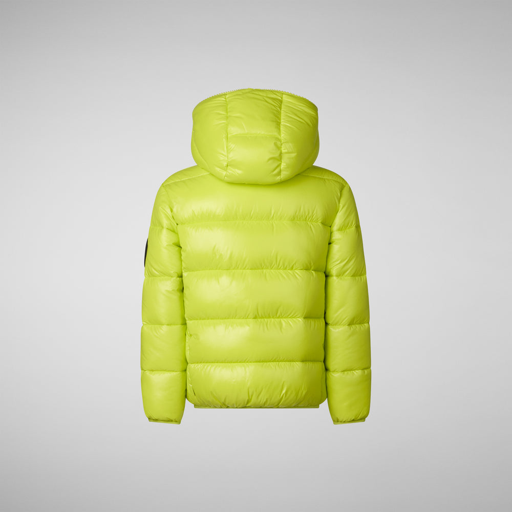 Save the duck PIUMINO ANIMAL FREE BAMBINA KATE VERDE LIME Sconto