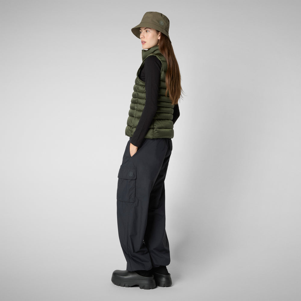 Save the duck GILET DONNA LYNN VERDE BOSCO Vendita Calda