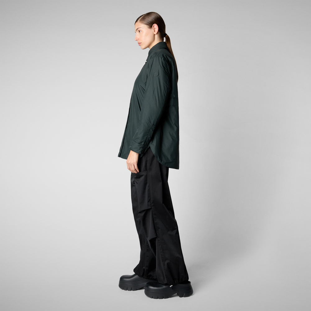 Save the duck GIACCA DONNA AMARILLIS VERDE NERO Negozio