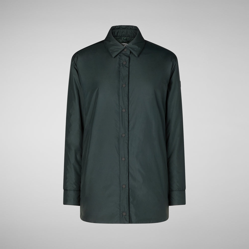 Save the duck GIACCA DONNA AMARILLIS VERDE NERO Negozio