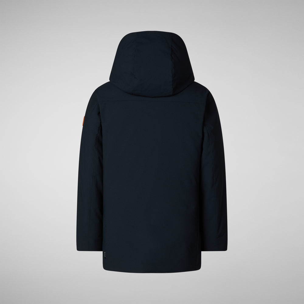 Save the duck PARKA CON CAPPUCCIO BAMBINO ALBI BLU NERO Italia