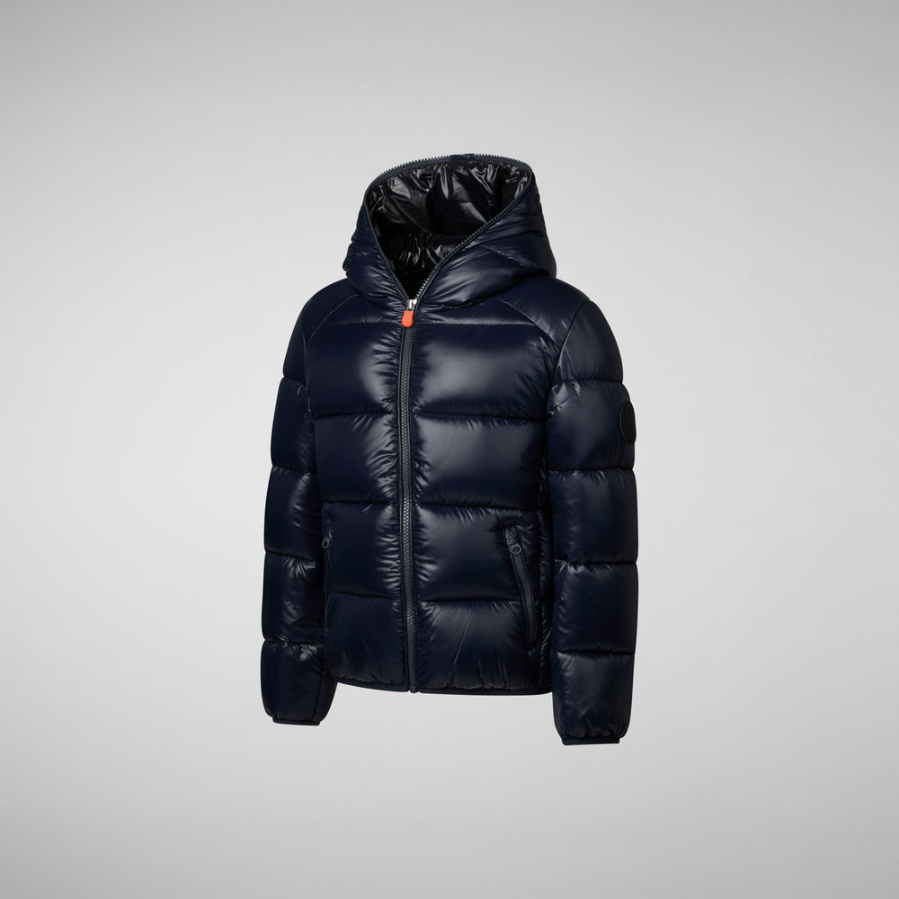 Save the duck PIUMINO ANIMAL FREE BAMBINO ARTIE BLU NERO In Linea