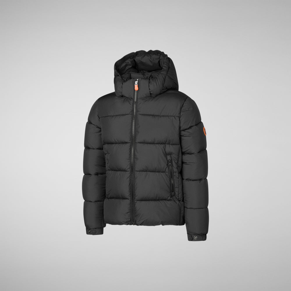 Save the duck PIUMINO ANIMAL FREE BAMBINO FOSTER NERO Spedizione Gratuita