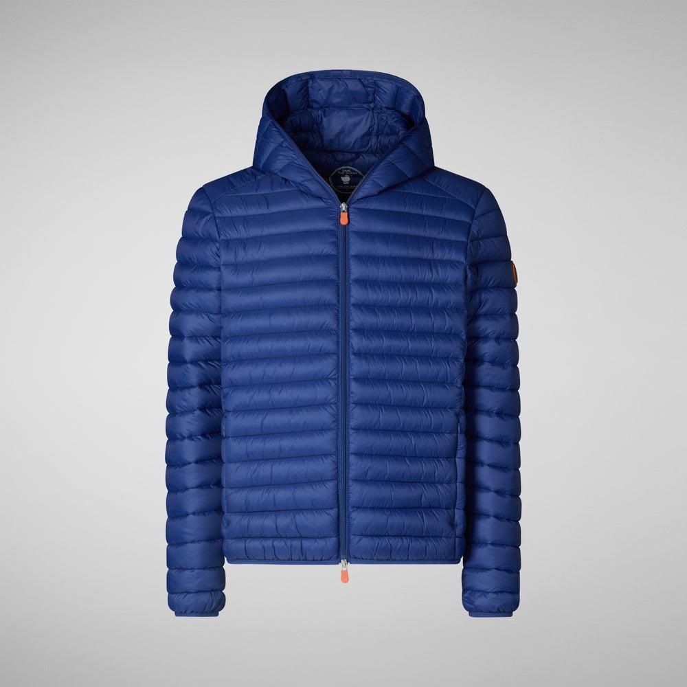 Save the duck Piumino animal free con cappuccio uomo Donald blu elettrico Acquista Ora