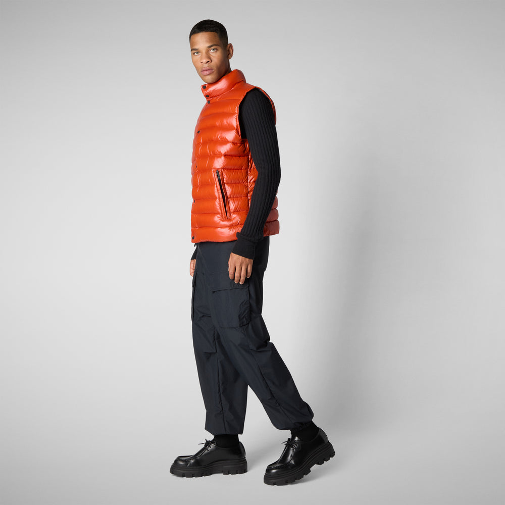 Save the duck GILET UOMO GRIFFIN ARANCIONE Promozione Limitata